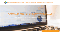 Desktop Screenshot of ansoft-inventory.com