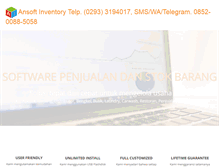 Tablet Screenshot of ansoft-inventory.com